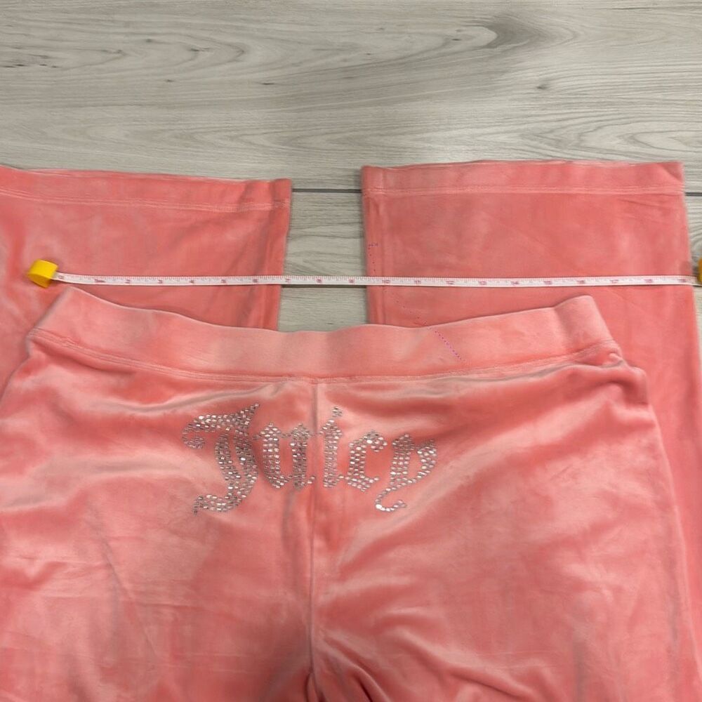 NWT juicy couture Strawberry ice pink track suit size large Bedazzled butt and - Picture 9 of 12